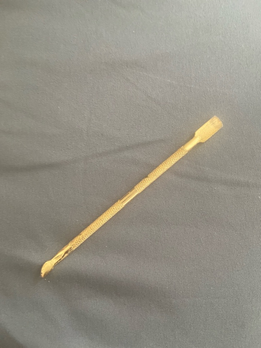 Gold-tone Double-Ended Cuticle Pusher